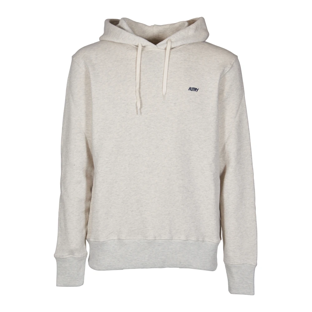 Autry Hoodie met Geborduurd Logo Gray Heren