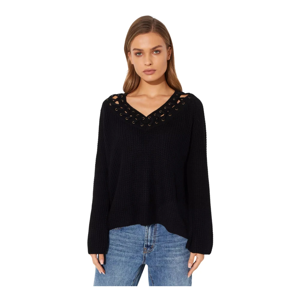 Knitwear > V-neck Knitwear - - One Teaspoon - Modalova