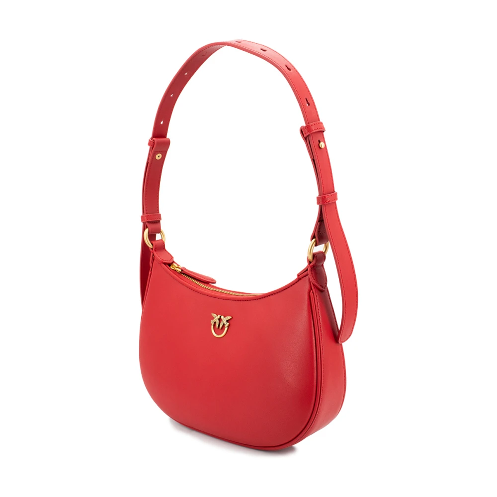 pinko Love Birds Half Moon Tas Red Dames