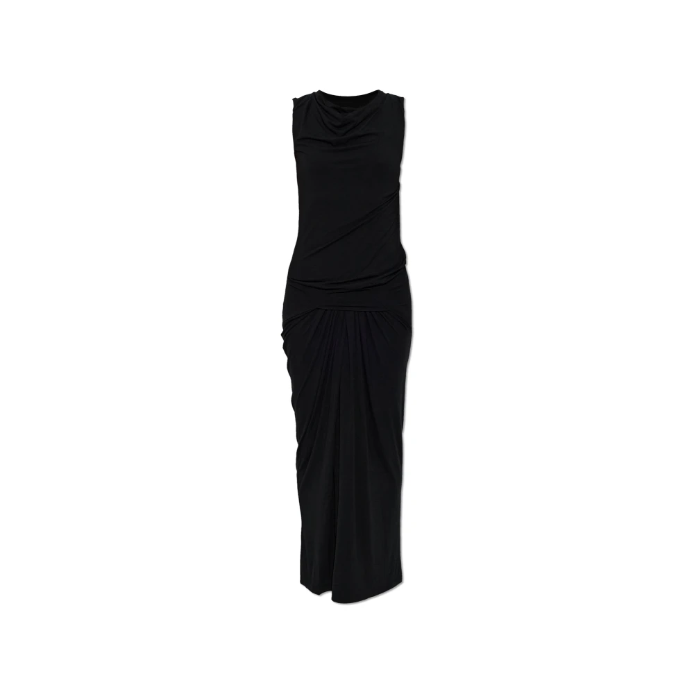 Entire Studios Drape Maxi Dress - Woman Dresses Black L - Immagine 2