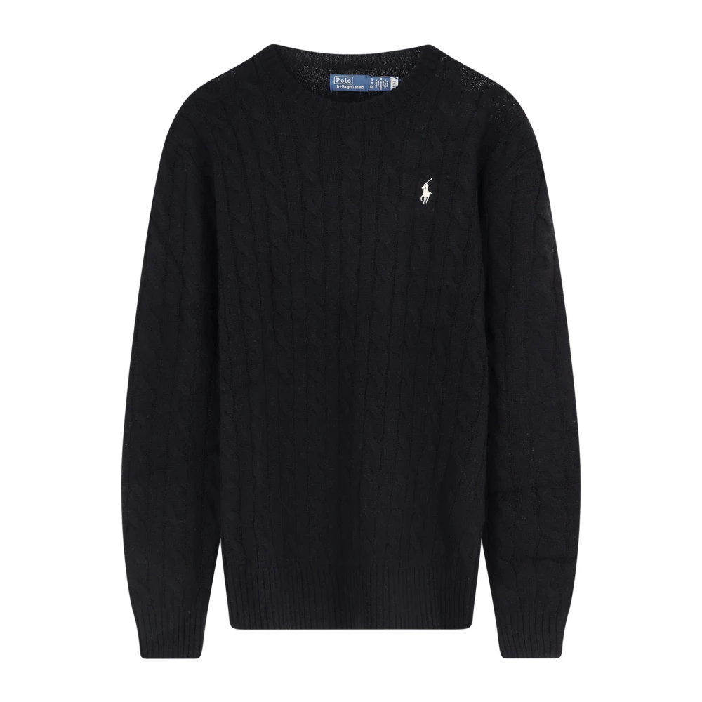 Polo Ralph Lauren Women's Black Wool And Cashmere Sweater