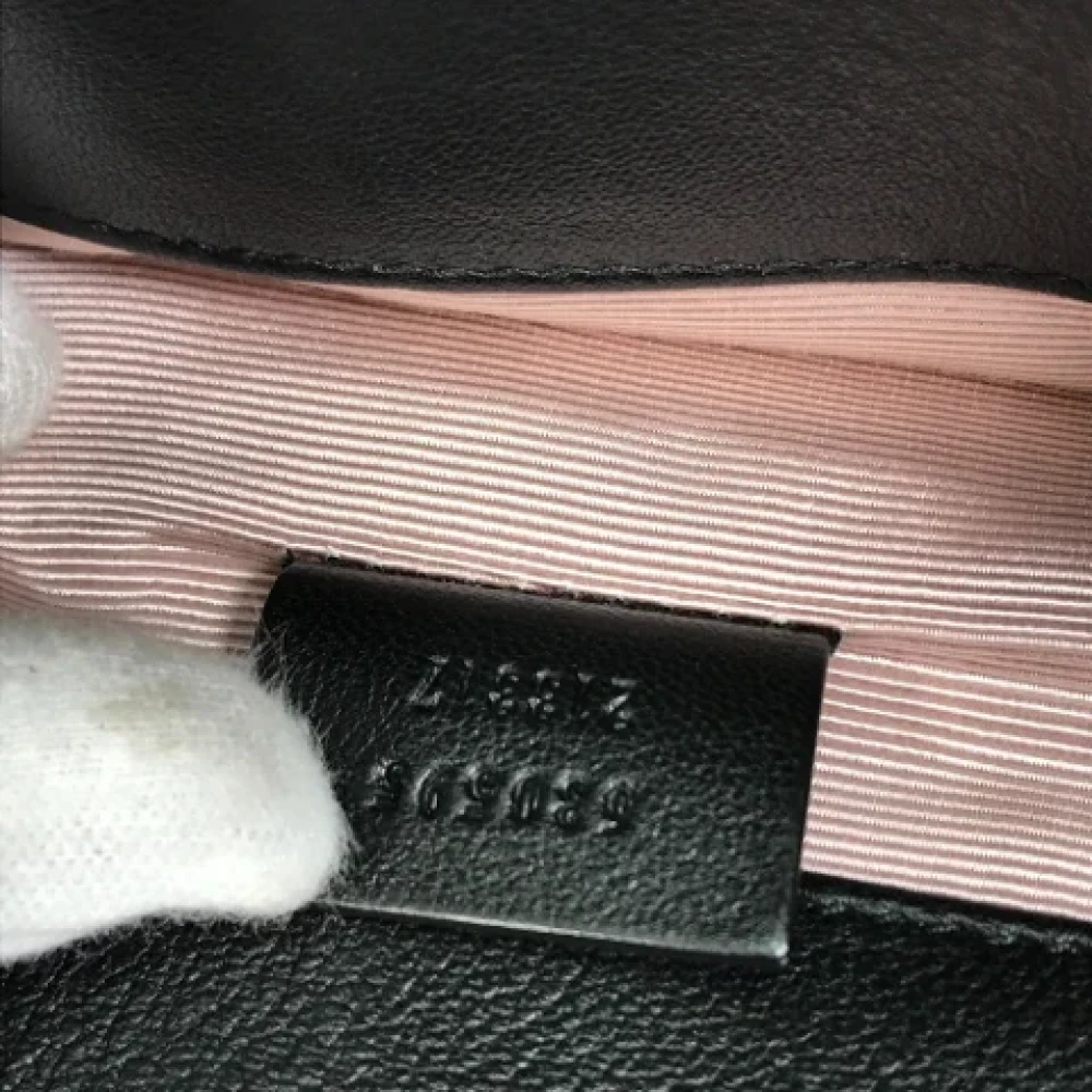 Gucci Vintage Pre-owned Leather gucci-bags Black Dames