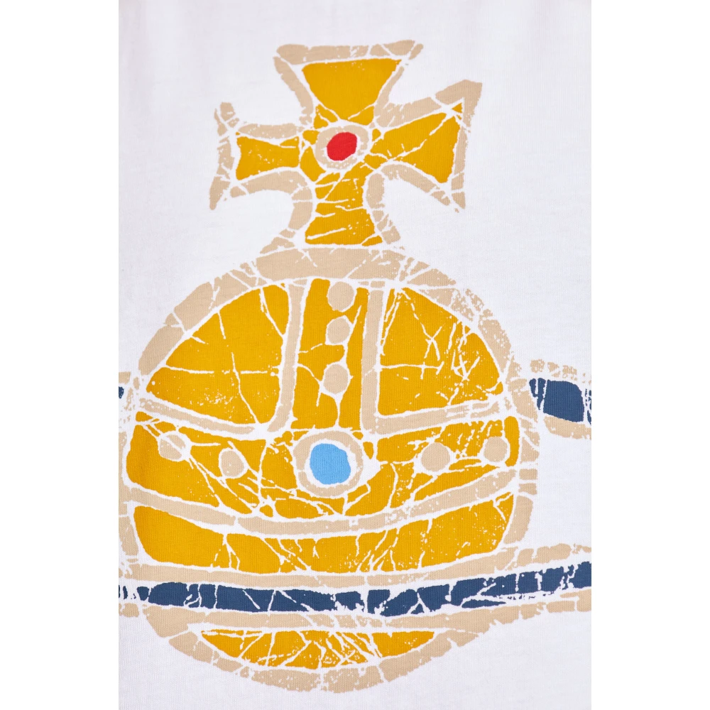 Vivienne Westwood Time Machine T-shirt met print White Heren