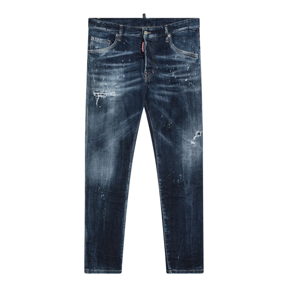 Dsquared2 Slim Skater Jeans Blue Heren