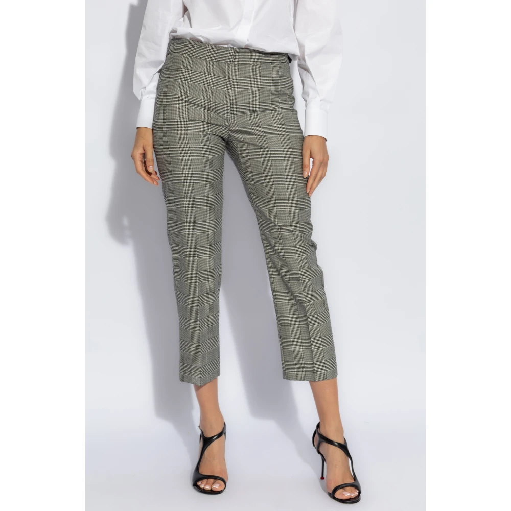 alexander mcqueen Geplooide broek Black Dames