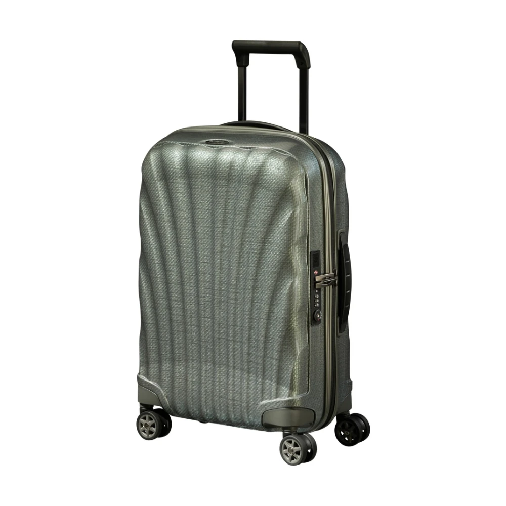 Samsonite C-Lite Trolley Koffer met USB-poort Green Heren