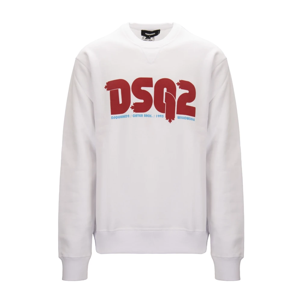 Dsquared2 Men's White Sweatshirts - Sweatshirts - M - Sweatshirts & Hoodies