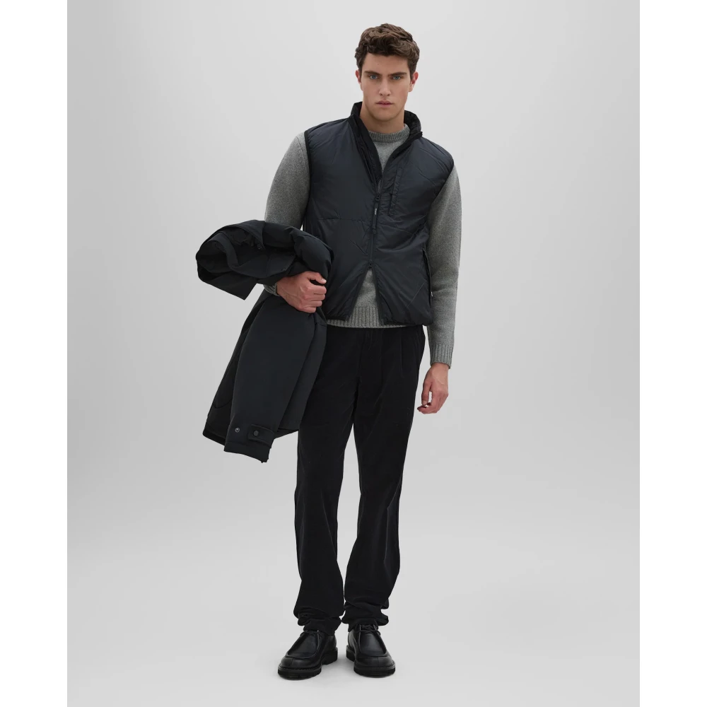 Aspesi Gewatteerd Gilet Vest Black Heren