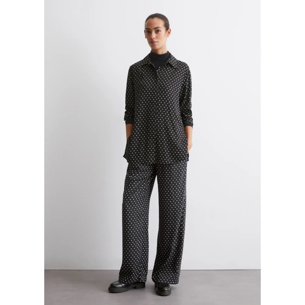 Marc O'Polo NorHeren lange blouse Black Dames
