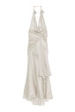 robe-dos-nu-drapee-col-halterneck