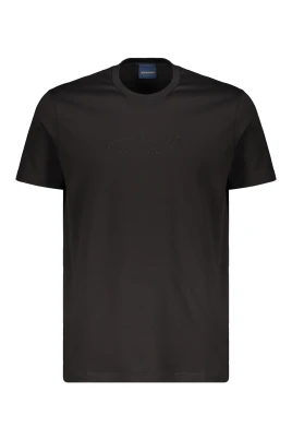 T-shirt med rund halsringning och logotyp