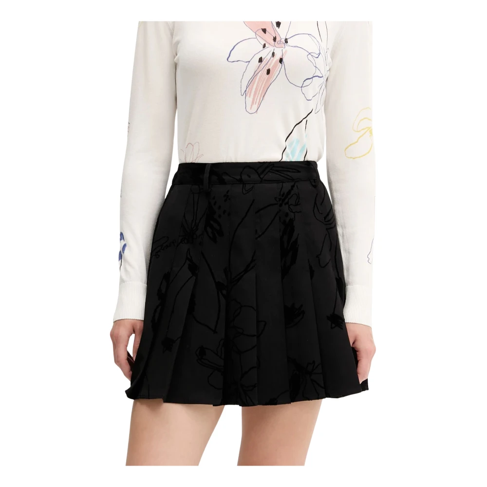 Desigual Donna Nero Donne, Gonna, Gonna Corta (L) - Immagine 2