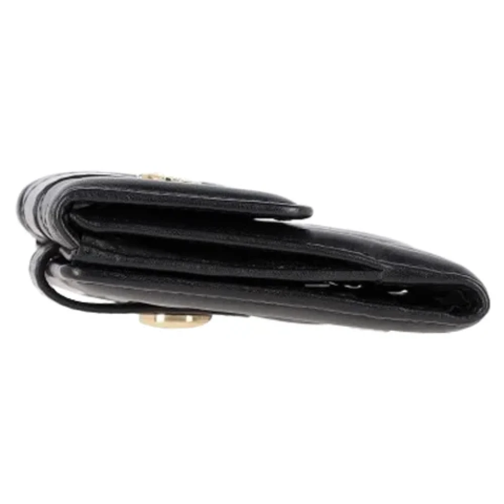 Burberry Vintage Pre-owned Leather wallets Black Dames