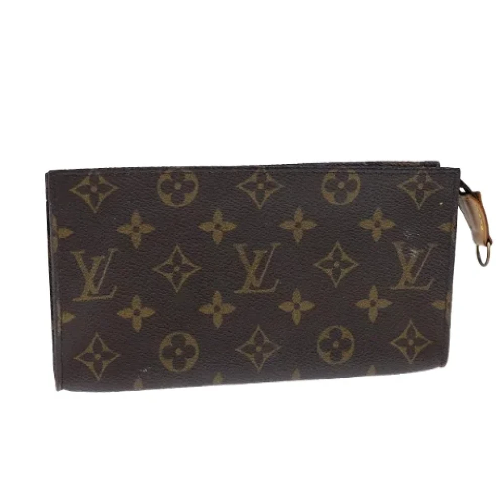Louis Vuitton Vintage Pre-owned Canvas pouches Brown Dames