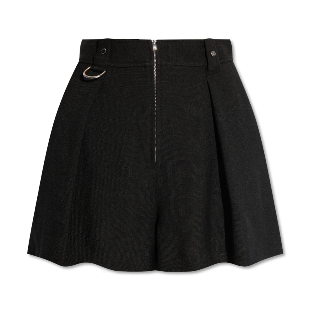 IRO Malda geplooide shorts Black Dames