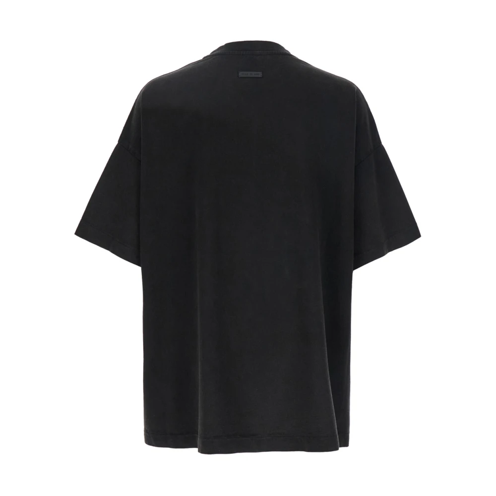 Fear Of God Grijze Crew Neck Sweater met Front Print Gray Heren