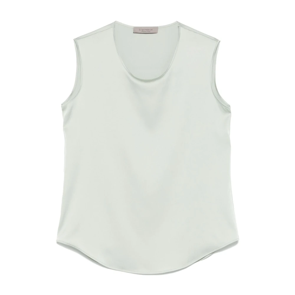D.Exterior Groene Elegante Top voor Vrouwen Green Dames