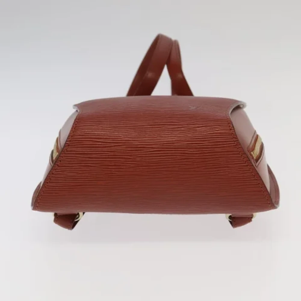 Louis Vuitton Vintage Pre-owned Leather backpacks Brown Dames