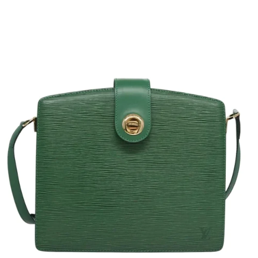 Louis Vuitton Vintage Pre-owned Leather louis-vuitton-bags Green Dames
