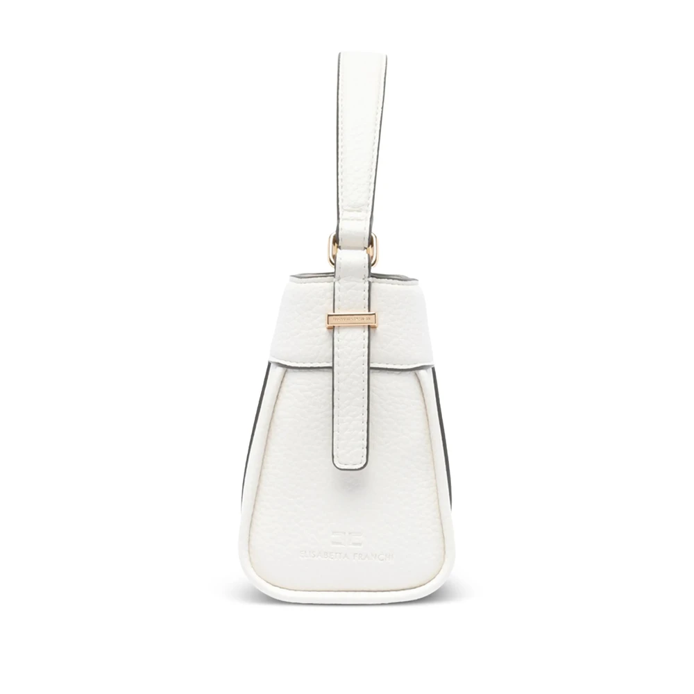 Elisabetta Franchi Witte Top Handvat Schoudertas White Dames