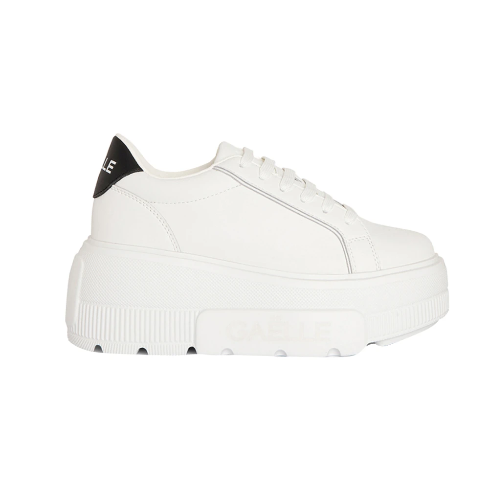 Gaëlle Paris Women's White Sneakers, 6 Uk, Gaelle Trainers