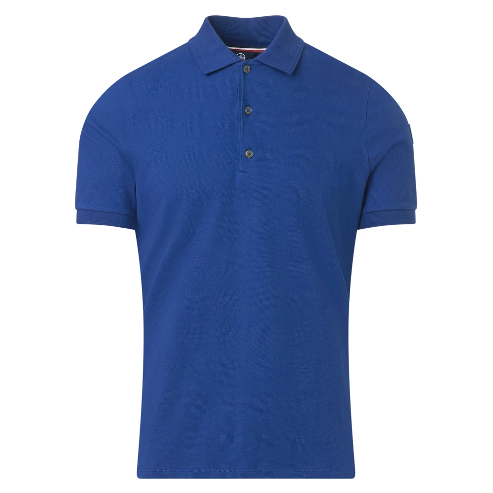 Fusalp Blauw Stretch Polo Shirt Elegant Lichtgewicht Blue Heren