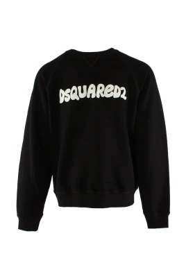 Cool Fit Crewneck Svart Bomullströja