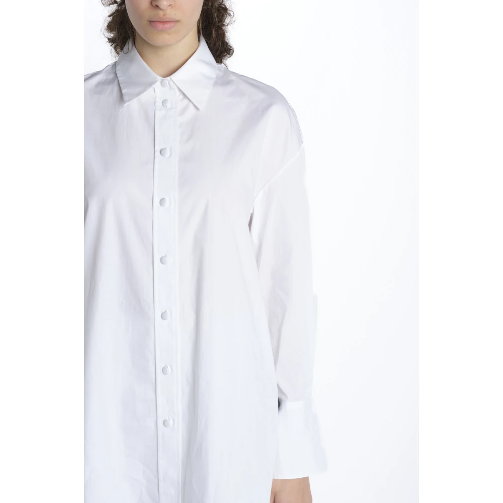 joseph Witte Katoenen Overhemd van Berton White Dames