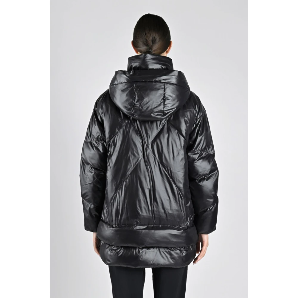 Canadian Classics Zwarte Donsjas met Capuchon Black Dames