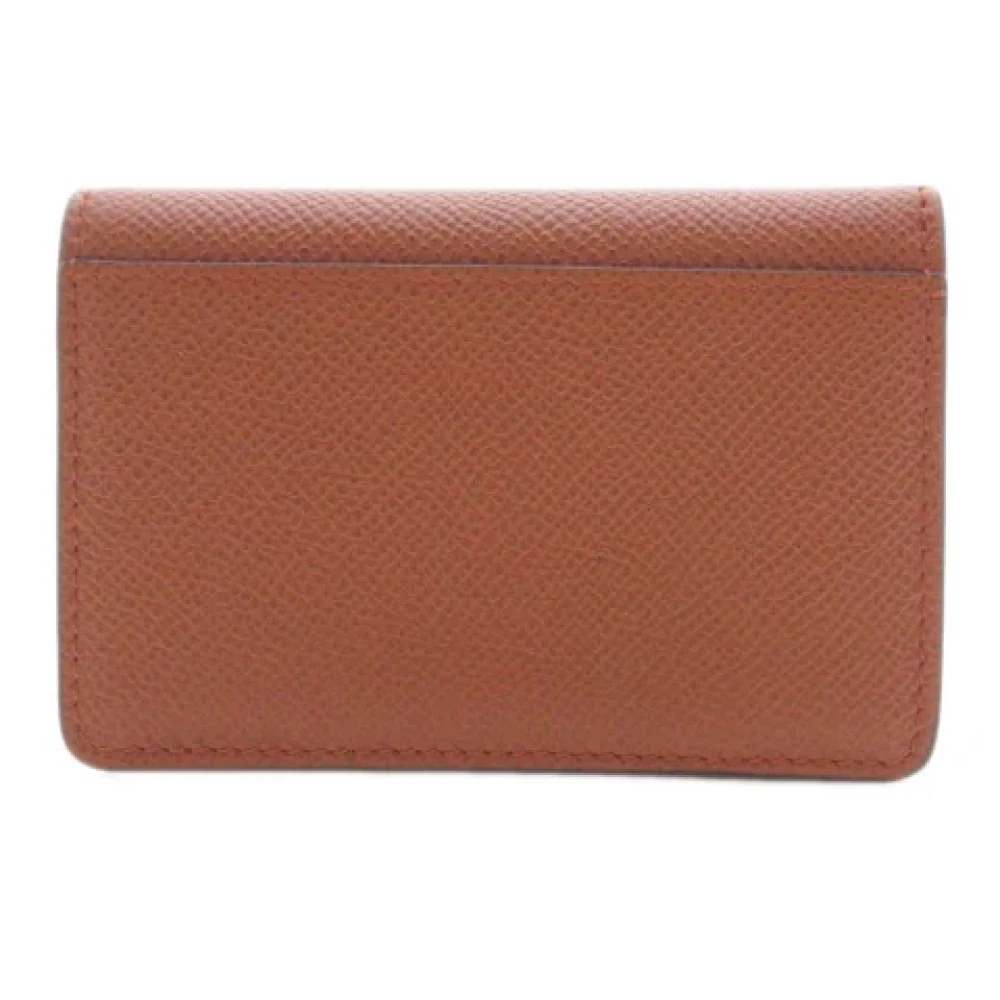Salvatore Ferragamo Pre-owned Leather wallets Brown Dames