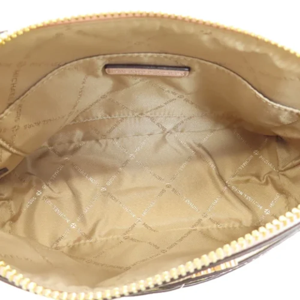Michael Kors Pre-owned Canvas shoulder-bags White Dames