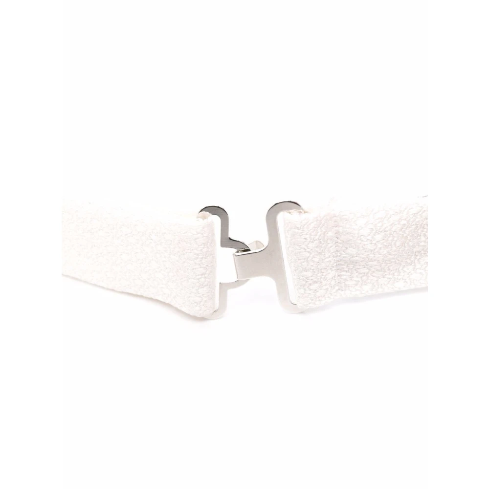 Tagliatore 0205 Stropdassen Wit White Heren