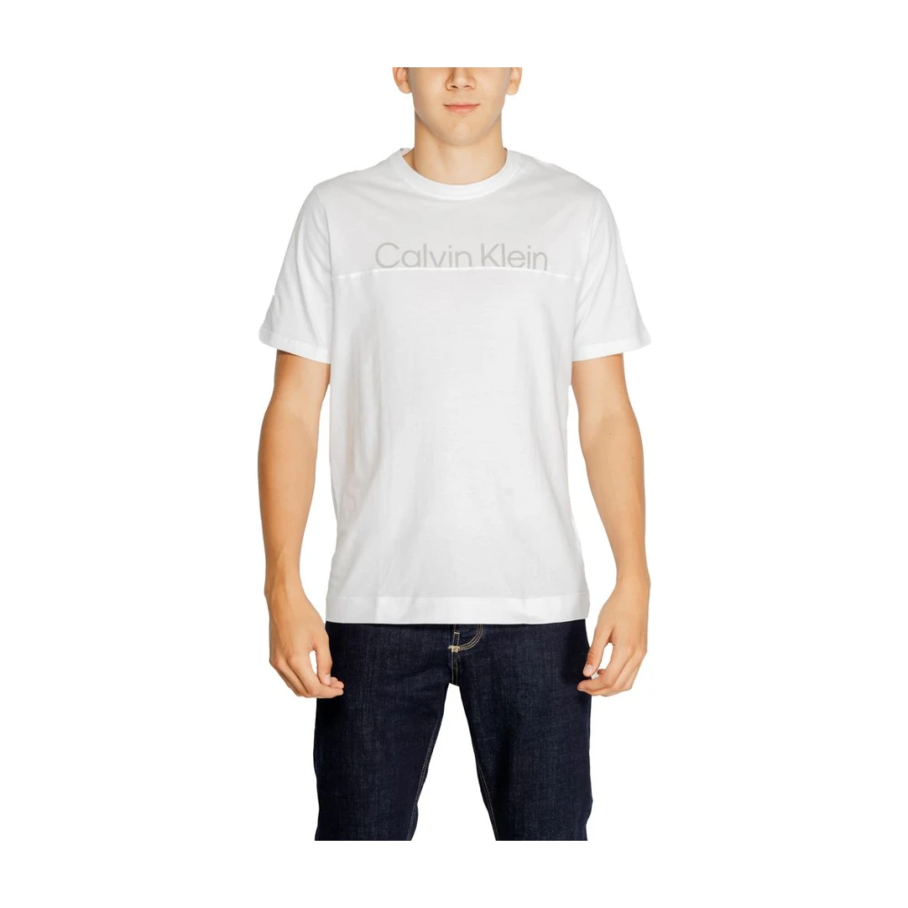 Calvin Klein Sportief katoenen T-shirt herfst winter collectie White Heren