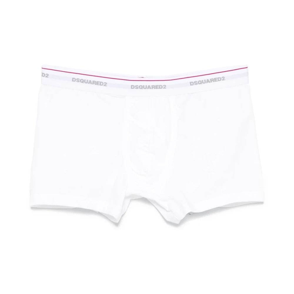 Dsquared2 Uomo Bianco Intimo Con Fascia Elastica Yes