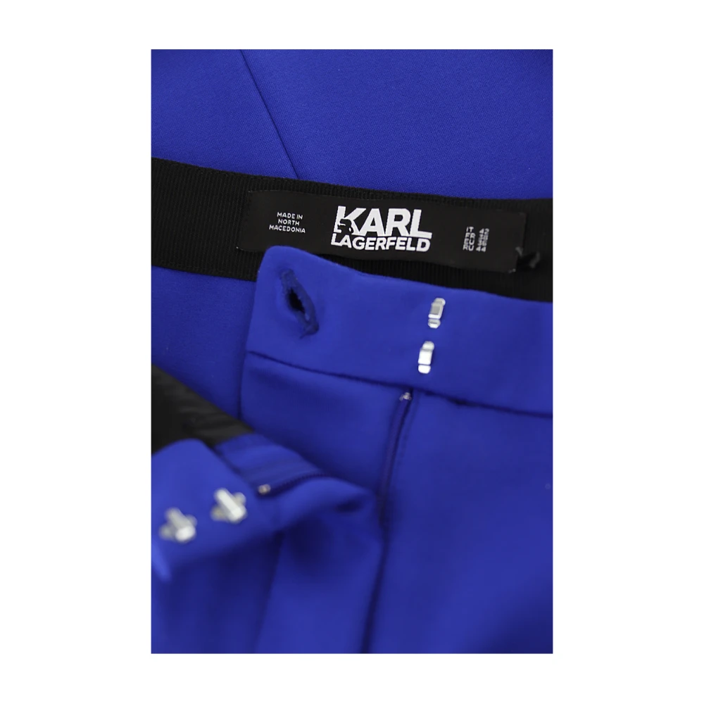 Karl Lagerfeld Elegante Blauwe Punto Broek Blue Dames