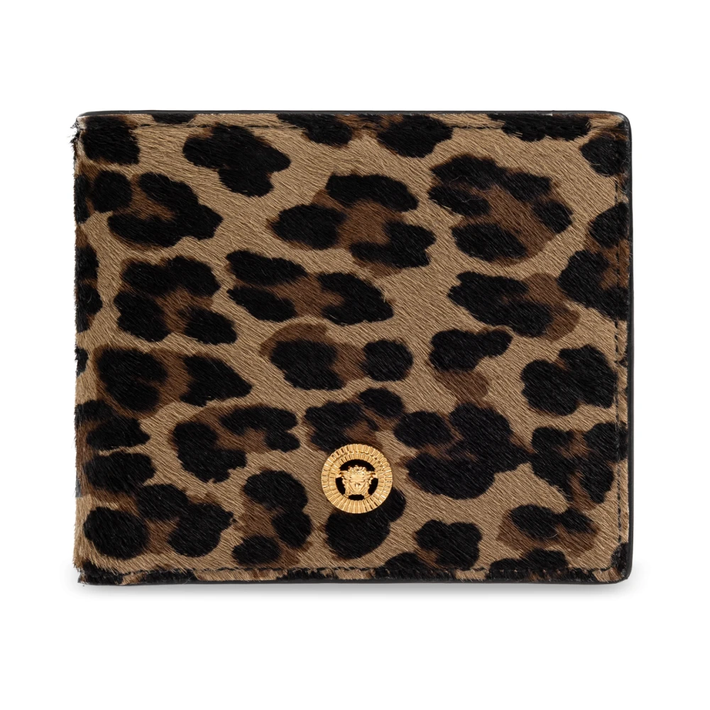Versace Opvouwbare Portemonnee Brown Heren