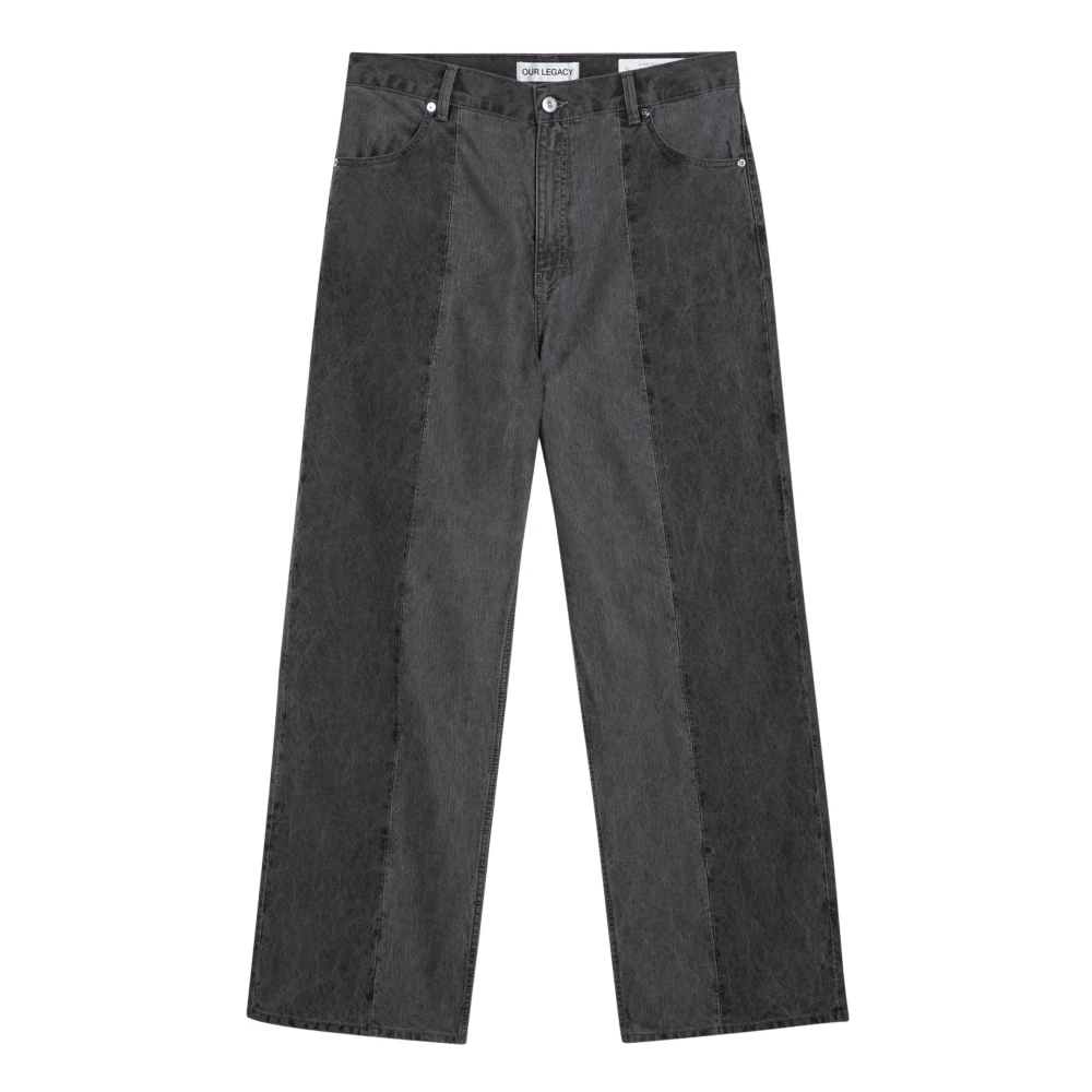 Our Legacy Regular Fit Denim Jeans Gray Heren