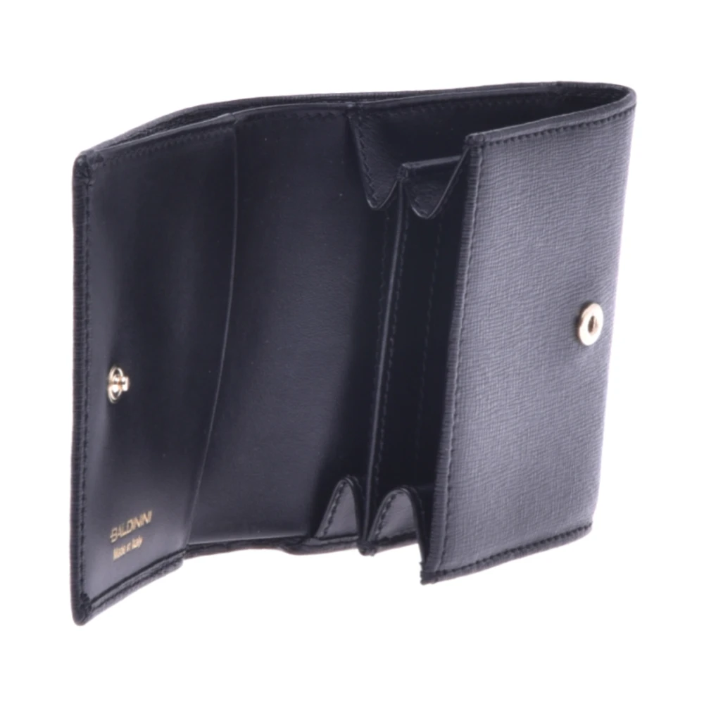 Baldinini Wallet in Black Saffiano Black Dames