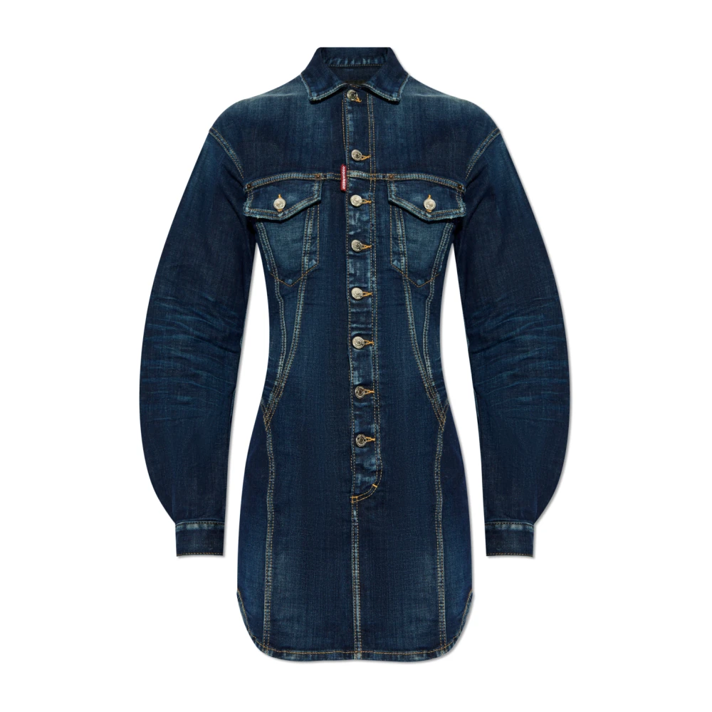 Dsquared2 Denim jurk Blue Dames