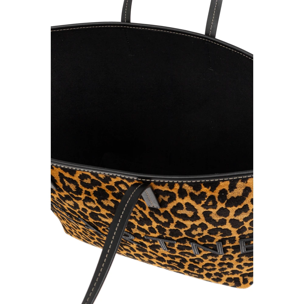 Stella Mccartney Dierenprint shopper tas Brown Dames