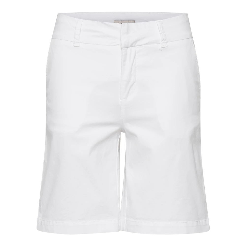 Part Two Klassiska Denim Shorts White, Dam