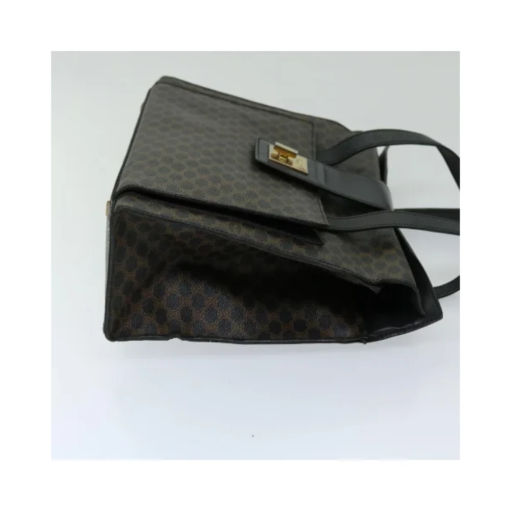 Celine Vintage Pre-owned Leather handbags Black Dames