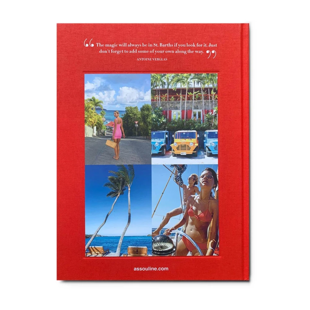 Assouline Luxe St. Barths Reisgids Red Unisex