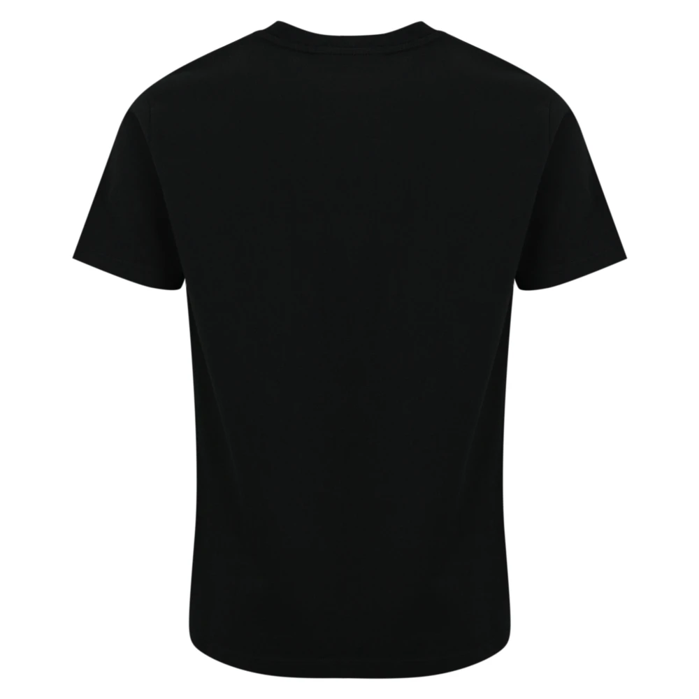 Barrow Zwarte katoenen T-shirt met print Black Heren