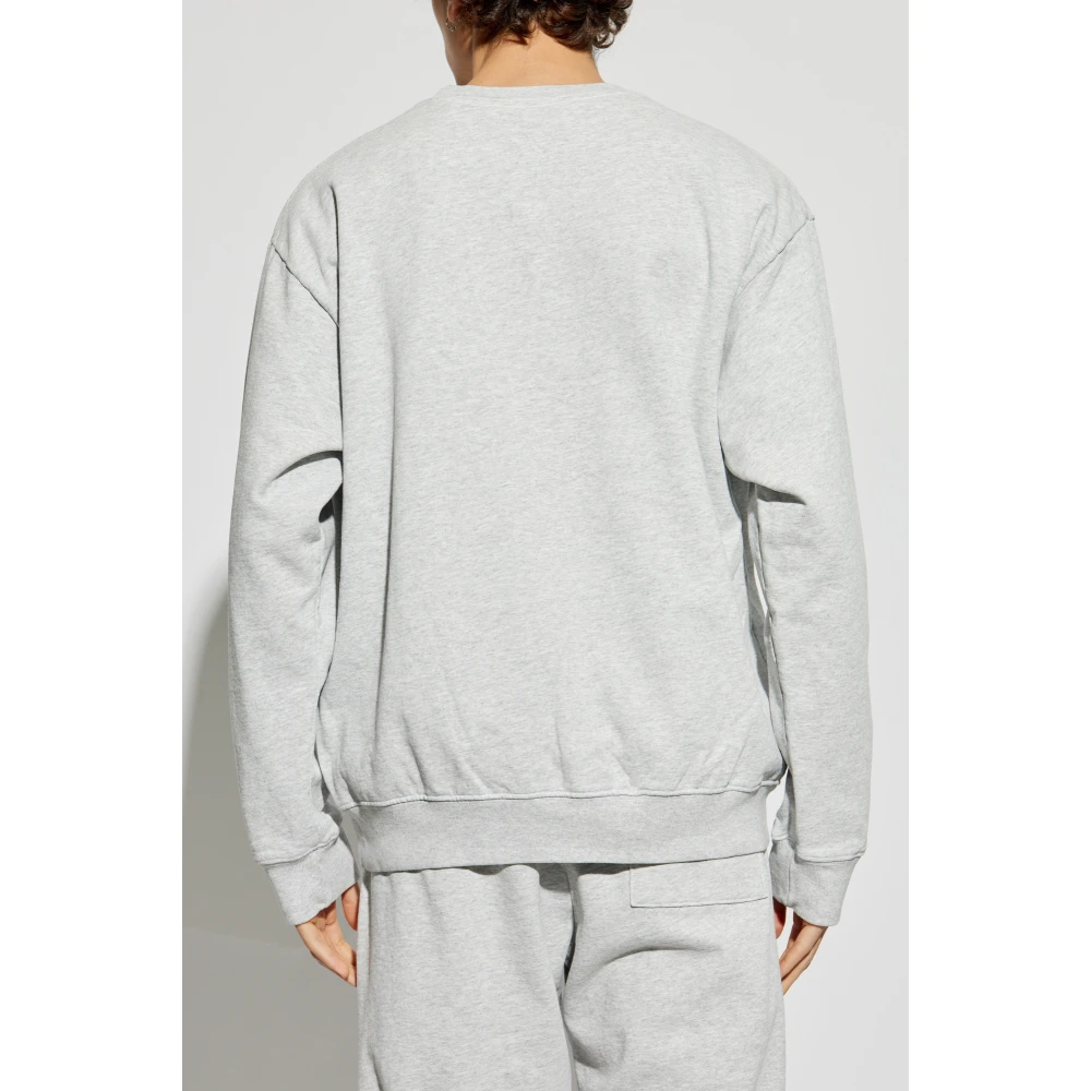 Sporty & Rich Sweatshirt uit de NY Health Club collectie Gray Unisex