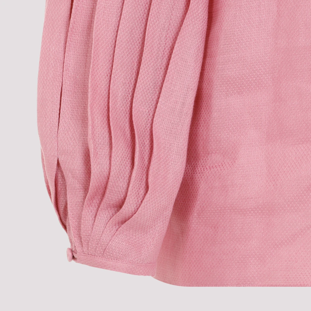 Gabriela Hearst RSQ Rose Quartz Laetitia Blouse Pink Dames