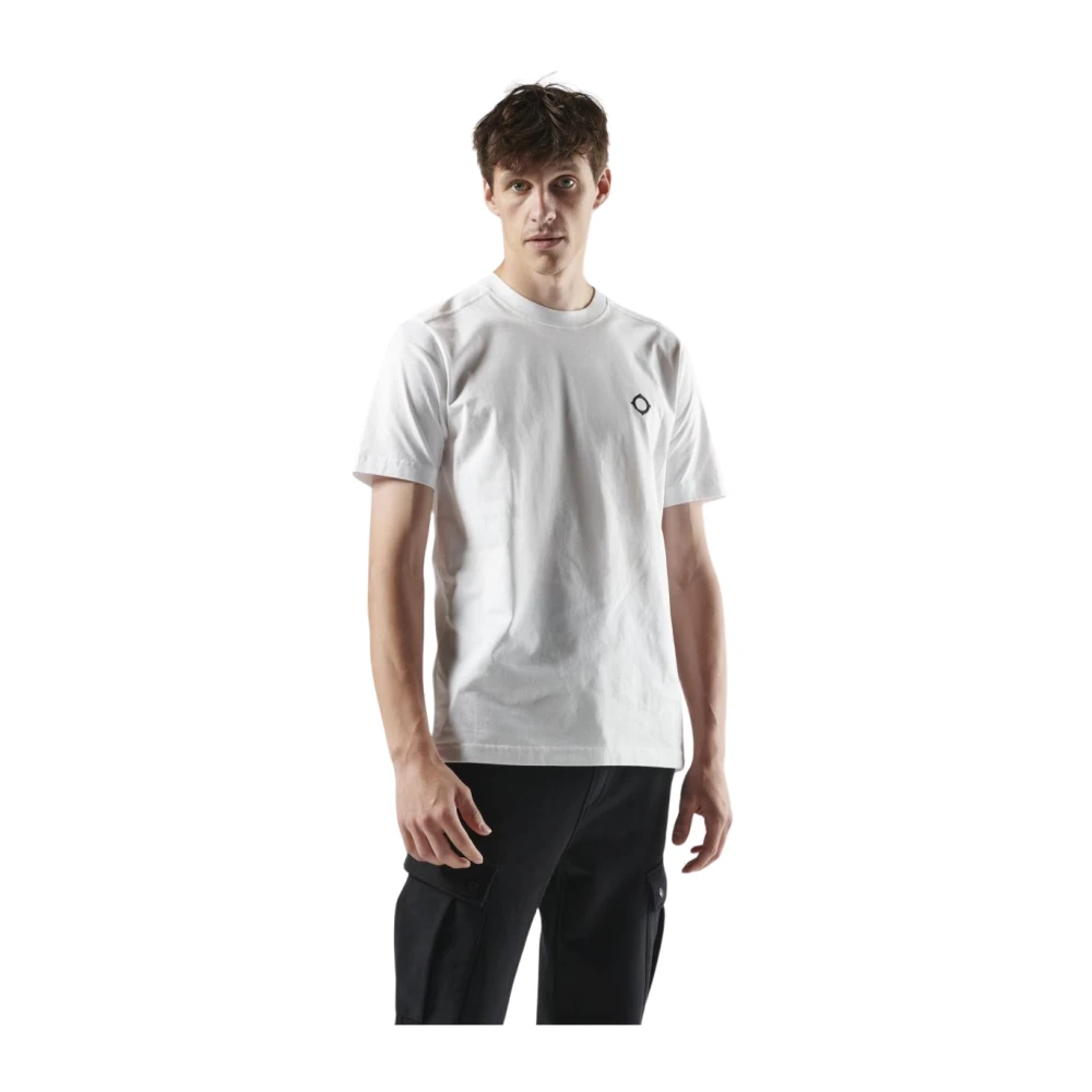 Ma.strum Icon Tee Korte Mouw Katoen Jersey White Heren