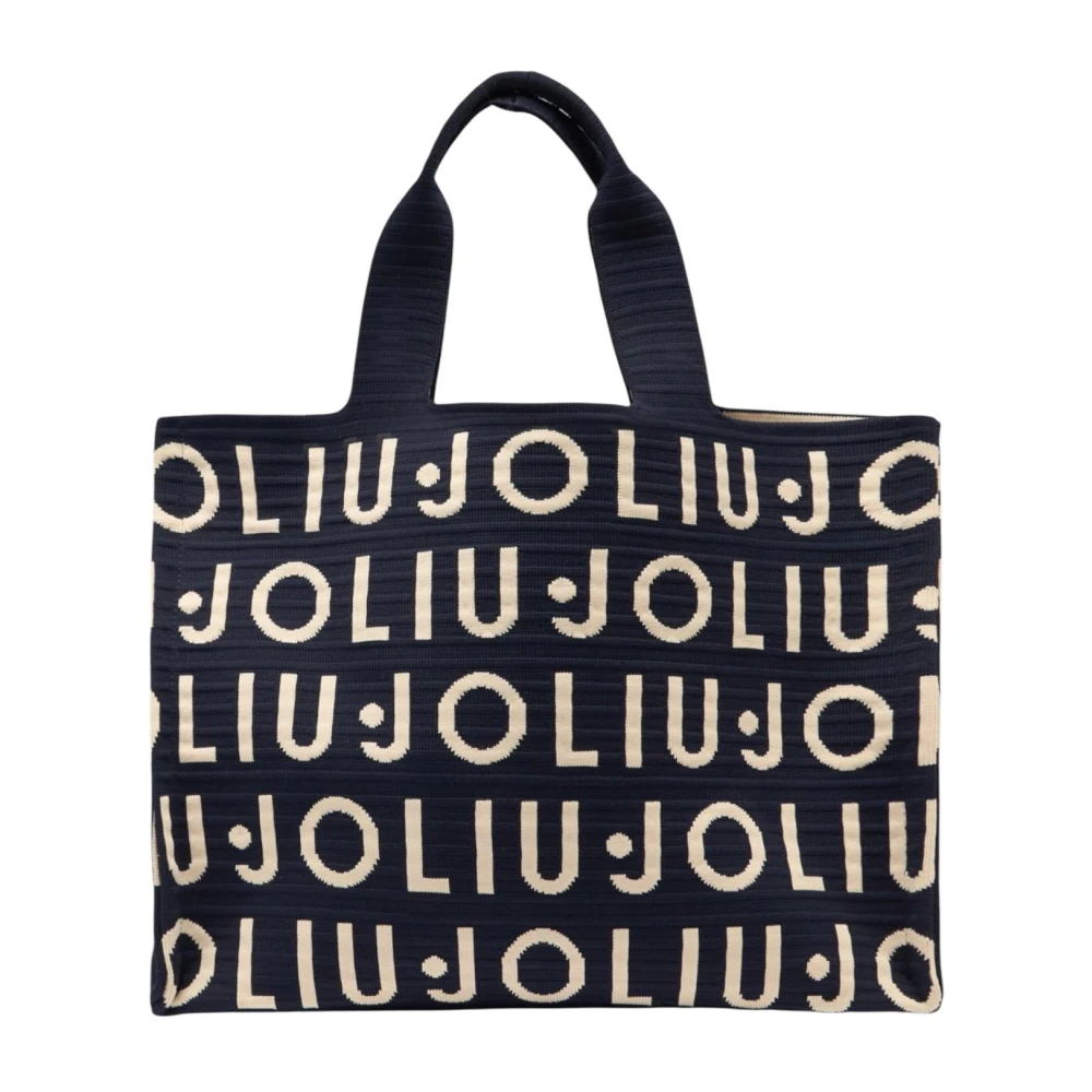 Liu Jo Vrouw Multicolor L Tote Knitted Logo
