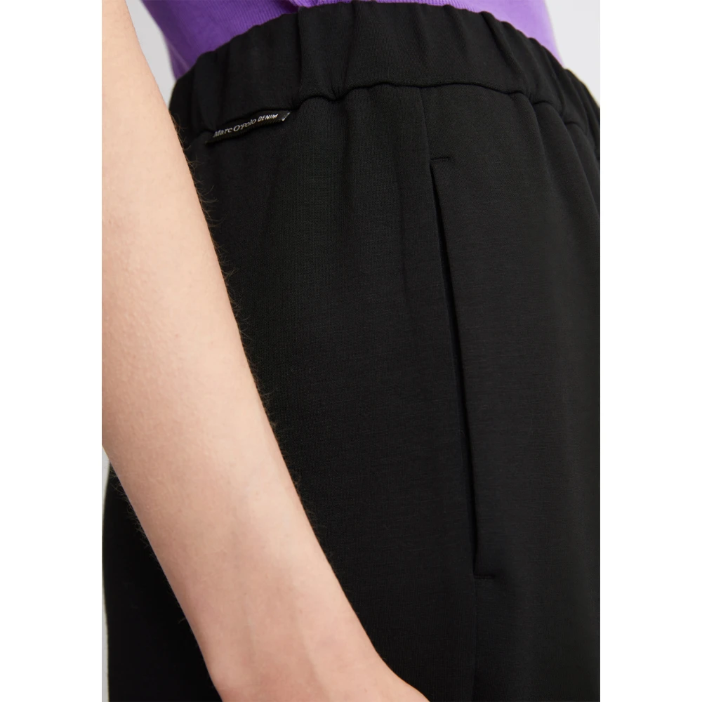 Marc O'Polo Jersey jogger wide leg Gray Dames