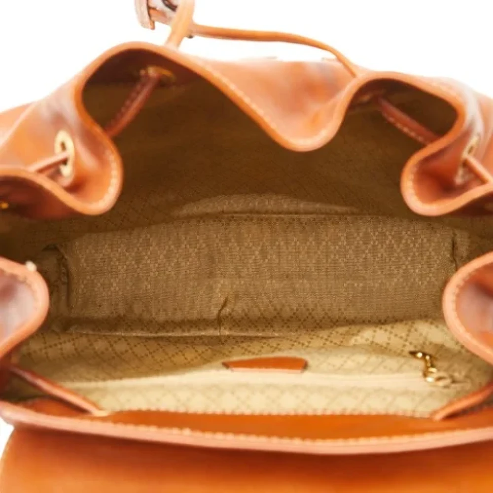 Gucci Vintage Pre-owned Leather shoulder-bags Brown Dames